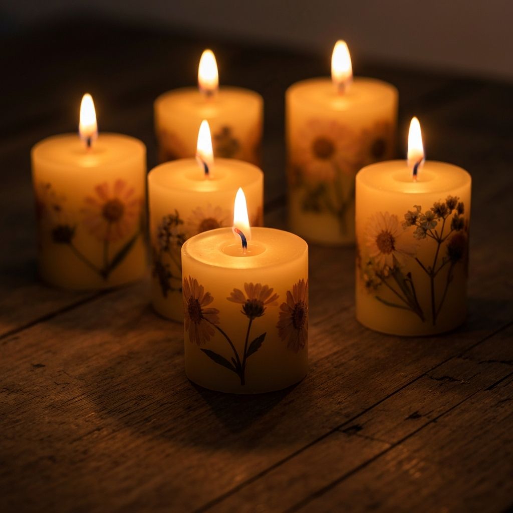 Vela de cera de abeja